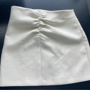 Zara Cream Mini Skirt